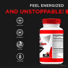 Fortirise Max bottle with cap and seal