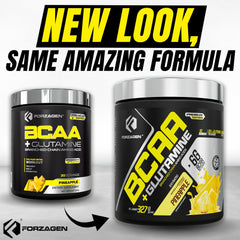 BCAA powder mixed in water for intra-workout use