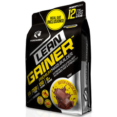 Forzagen Lean Gainer bottle pour shows a high-calorie shake for muscle support.