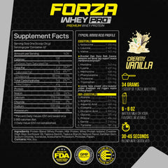 Forzagen Whey PRO Vanilla with BCAAs illustration