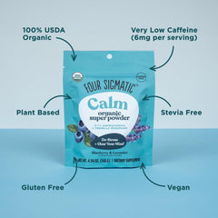 Magnesium citrate included in the Calm Super Powder