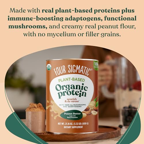 Mushrooms and adaptogens display: lion's mane, chaga, cordyceps, reishi