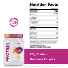 FoxyFit Protein for Her preworkout shake ready in a glass.