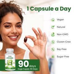 90 softgels 3-month supply on display