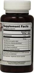Label indicating no artificial colors, preservatives, or binders
