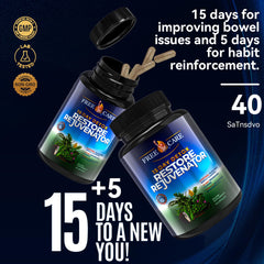 Adults using FreeCare detox for gut health