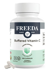 FREEDA Buffered Vitamin C 500mg bottle label