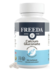 Freeda Calcium Gluconate bottle label