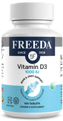 Freeda Vitamin D3-1000 IU 100-count packshot