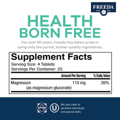 GMP-certified, USA-made magnesium supplement packaging