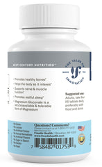 Freeda Magnesium Gluconate ingredients panel