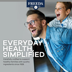 Made in the USA in a GMP-certified facility for Freeda SCD Multivitamin