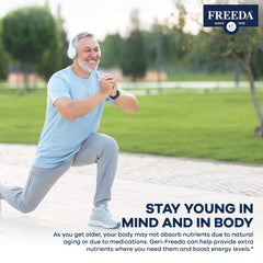 Vitamins and minerals included in Freeda Senior Multivitamin 60+