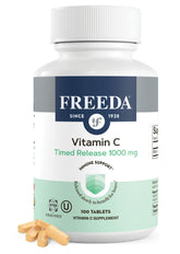 Freeda Timed Release Vitamin C 1000mg bottle label