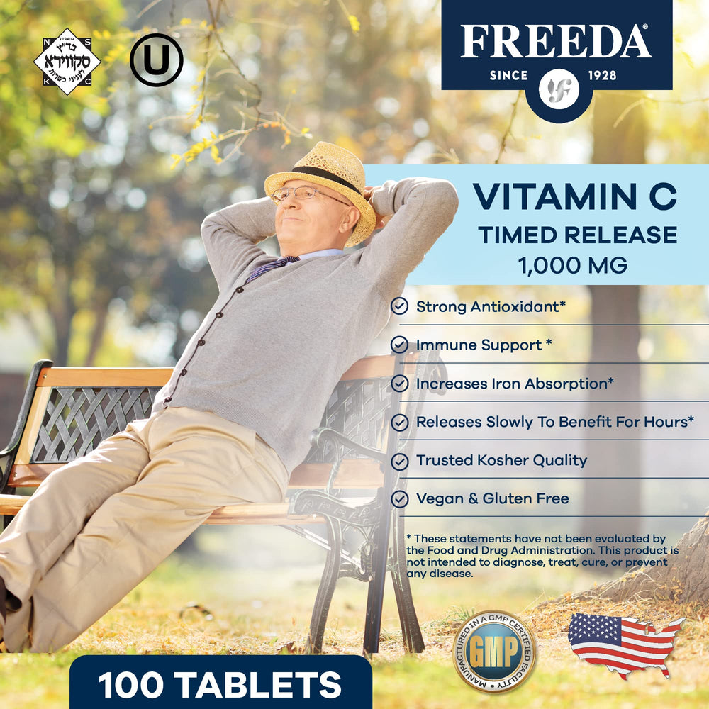 Timed release Vitamin C 1000mg tablets