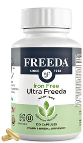 Freeda Ultra Multivitamin Capsules bottle – front view
