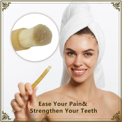 Six-inch Miswak sticks arranged for use