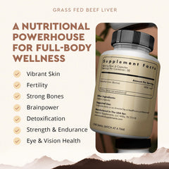 Close-up of freeze-dried beef liver for energy and detox support