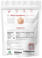 Freeze-dried camu camu berries for powder production