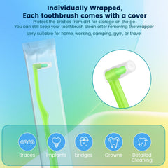 Ergonomic anti-slip handle for comfortable grip during brushing