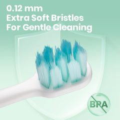 Small brush head suitable for tiny mouths