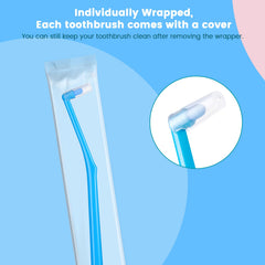 Ergonomic anti-slip handle for precise brushing around gums