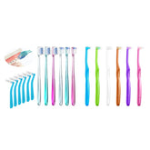 Fregum V-Shaped Orthodontic Toothbrush for braces with interdental brushes