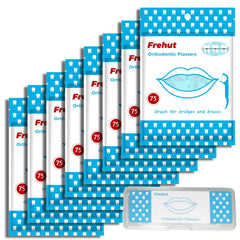 Frehut orthodontic flossers for braces with travel case