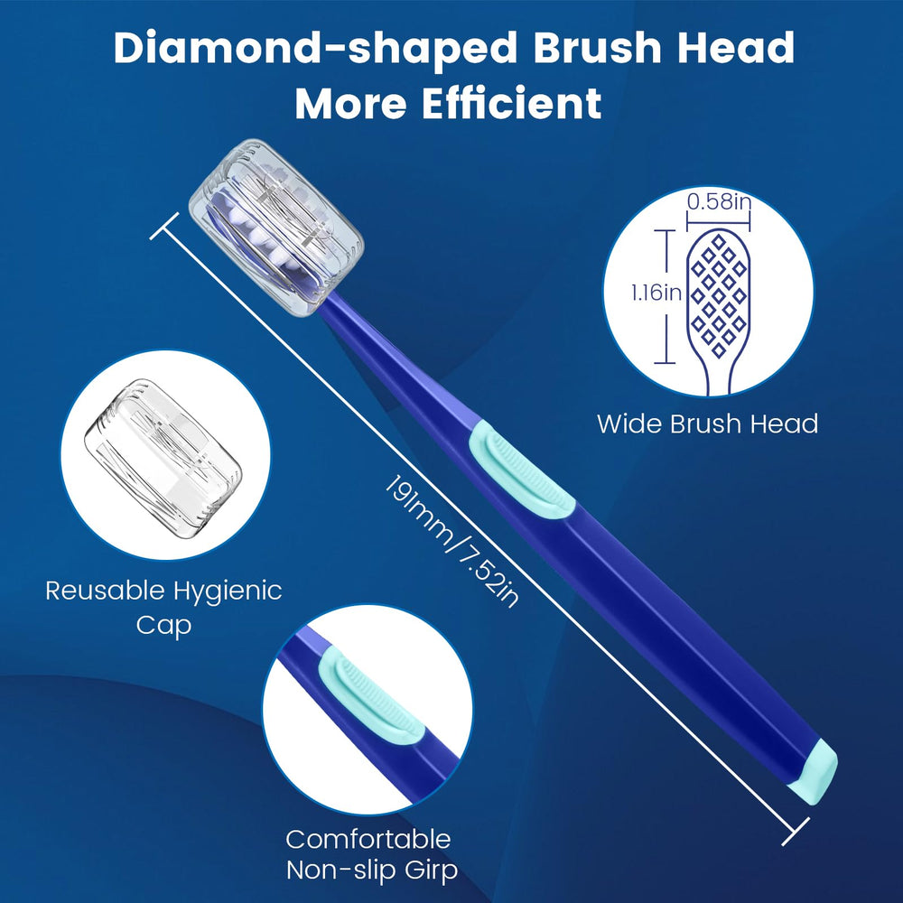 BPA-free micro-nano bristles detail