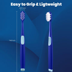 Premium PBT bristles, BPA-free material