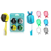 Frekare helmet toothbrush cover mounted on a toothbrush head