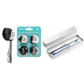 Frekare helmet toothbrush covers displayed on a table