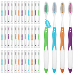 Individually packaged travel toothbrushes for hygiene