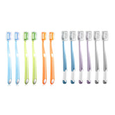 Frekare medium toothbrush front view with dual-layer bristles