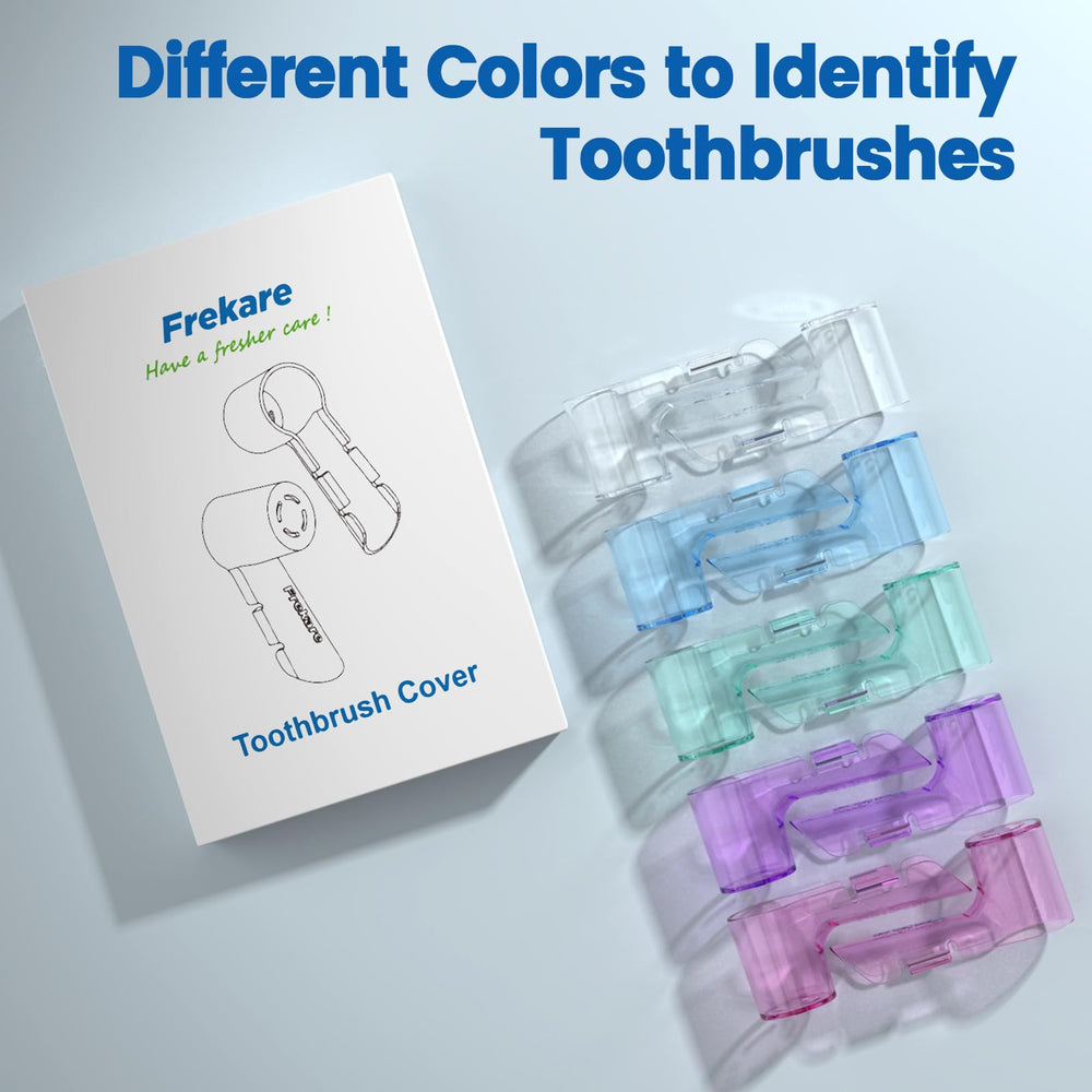 Frekare toothbrush covers caps in clear for Oral-B iO