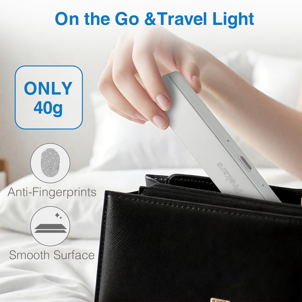 Open Frekare travel case showing easy-access design