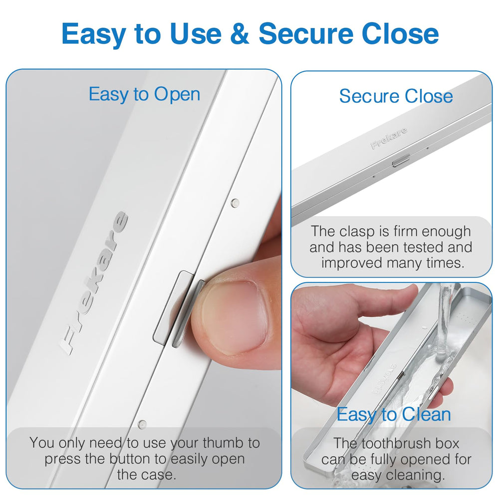 Frekare toothbrush and case size suitable for travel