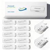 Fremouth 140-count braces flossers and travel cases arranged