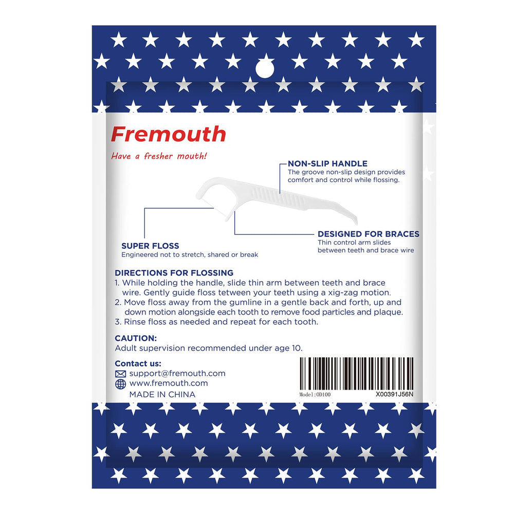 Packaging and travel case for Fremouth flossers