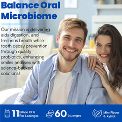 Fresh breath concept representing oral probiotics benefits
