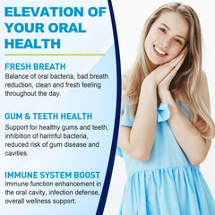 Chewable probiotic for fresh breath and oral health