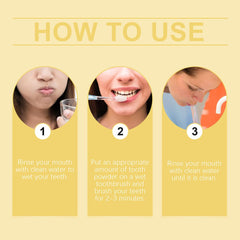 Smile showing fresh breath after use