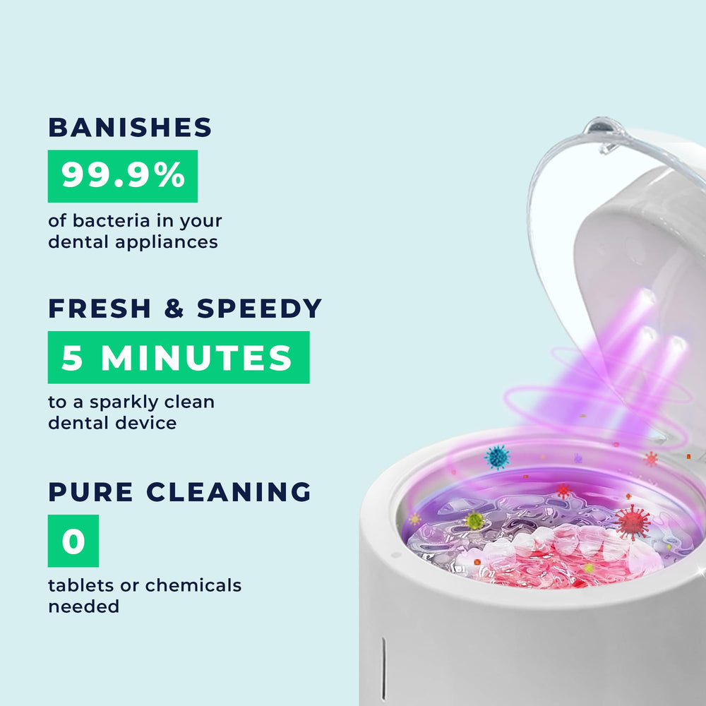 Compact travel-friendly design of the cleaning pod