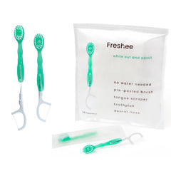 Freshee Bead 5-in-1 disposable toothbrush product shot