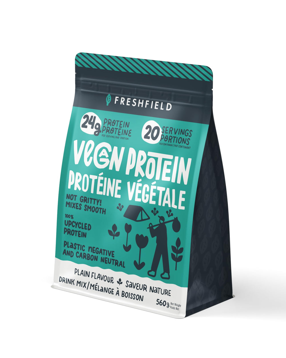 Freshfield clean-label barley rice protein, dairy-free and plant-based.