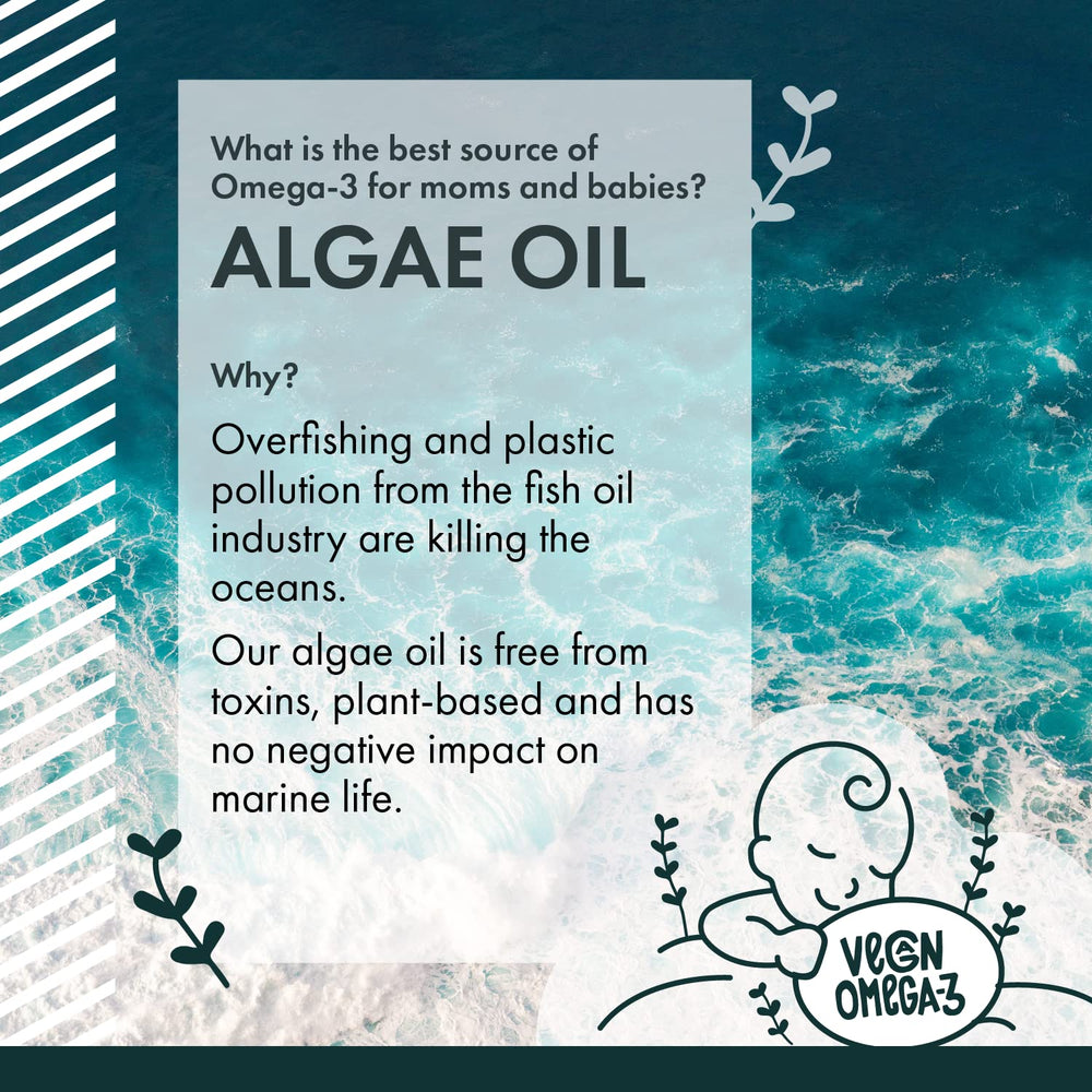 Capsules of Freshfield Prenatal Vegan Omega-3 DHA