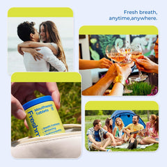 Packaging highlighting fluoride-free and alcohol-free formula