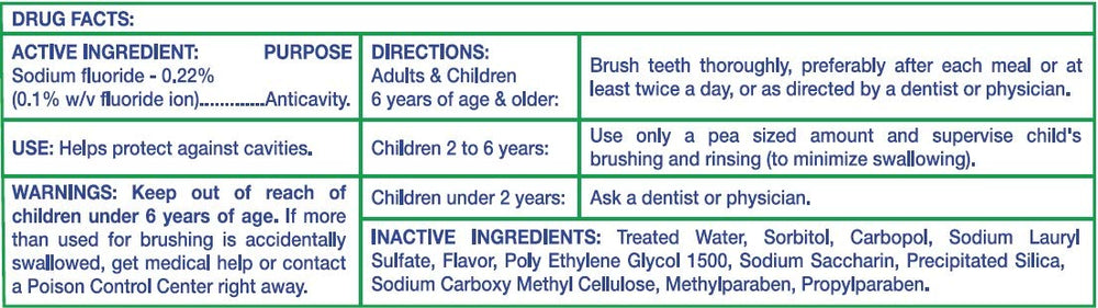 Hospitality care-packaging and donation packaging for Freshmint toothpaste