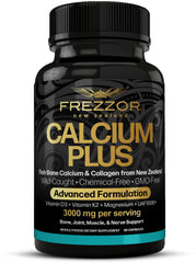 FREZZOR Calcium Plus bottle with UAF1000+ label