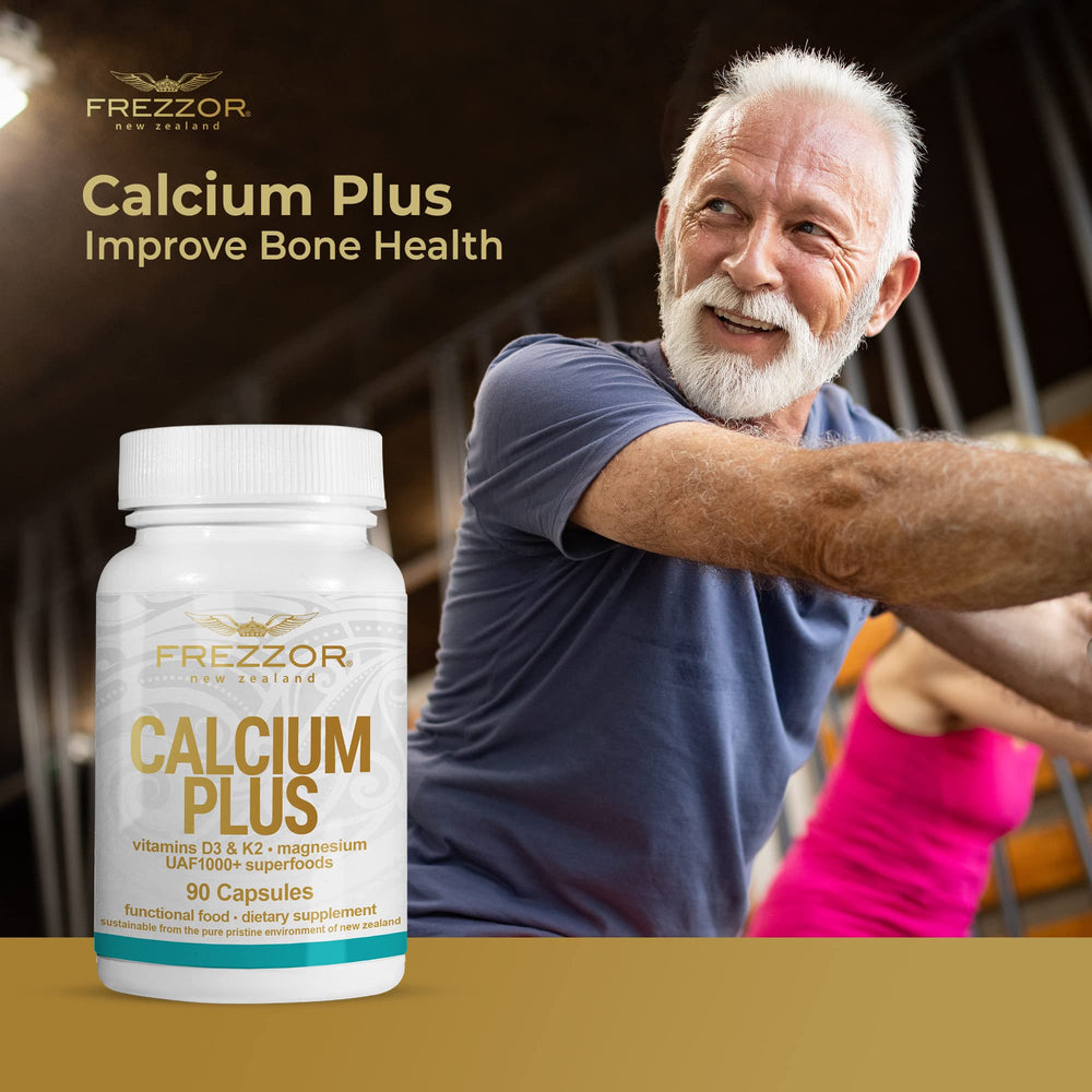 Calcium Plus supplement facts panel on bottle